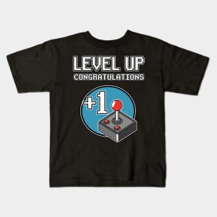 Level Up +1 Year Year Birthday Birthday Gaming Kids T-Shirt